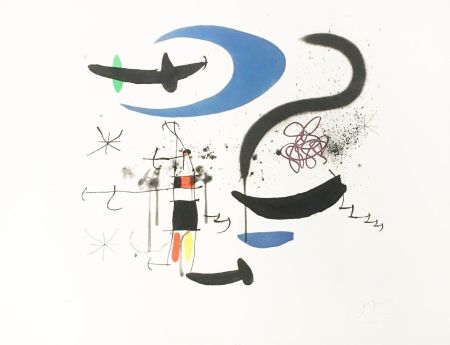 Офорт И Аквитанта Miró - L'escalier de la Nuit