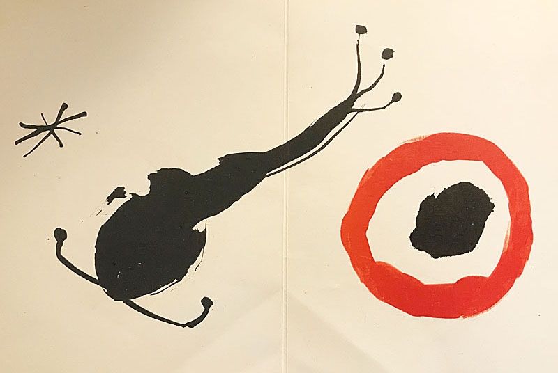 Литография Miró (After) - L'Escargot