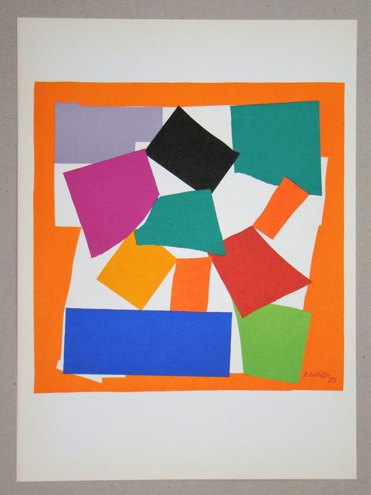 Литография Matisse (After) - L'escargot, 1953