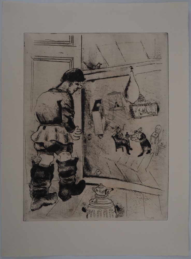Гравюра Chagall - L'espion (Prochka)