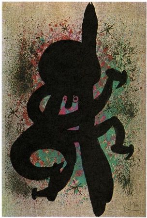 Литография Miró - L'esquimo fiévreux / The feverish eskimo
