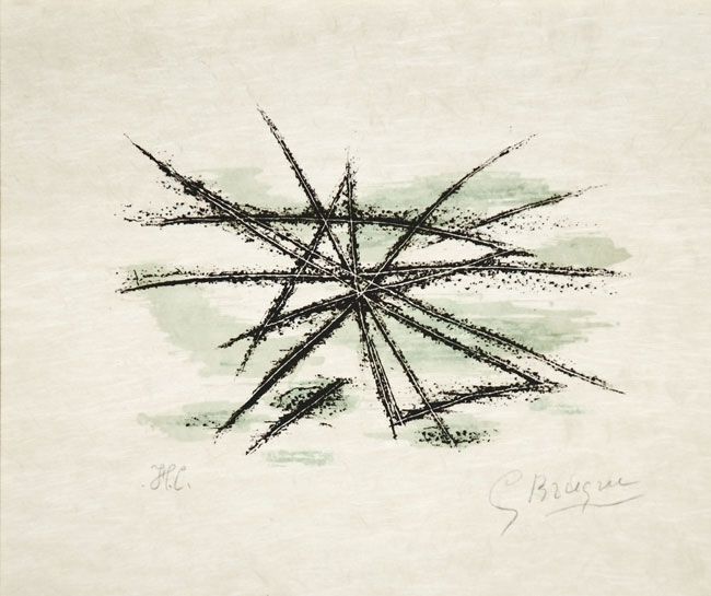 Литография Braque - L’Etang from Lettera amorosa, 1963