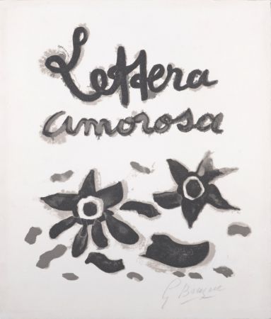 Литография Braque - Lettera Amorosa - Hand-signed
