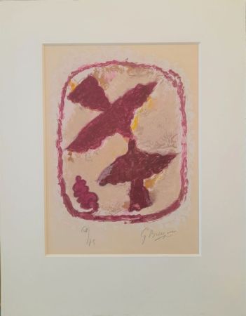 Литография Braque - Lettera Amorosa: Oiseau fulgurant 