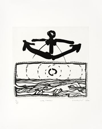 Гравюра Alechinsky - Lever l'ancre