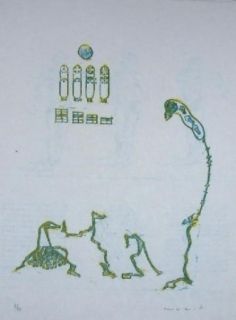 Литография Ernst - Lewis Carroll's Wunderhorn 11 