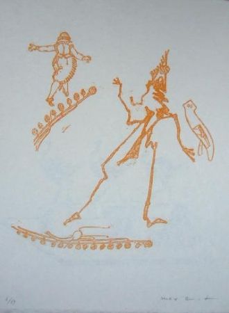 Литография Ernst - Lewis Carroll's Wunderhorn 15