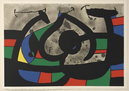 Литография Miró - Lezard aux Plumes d'or (M.815)
