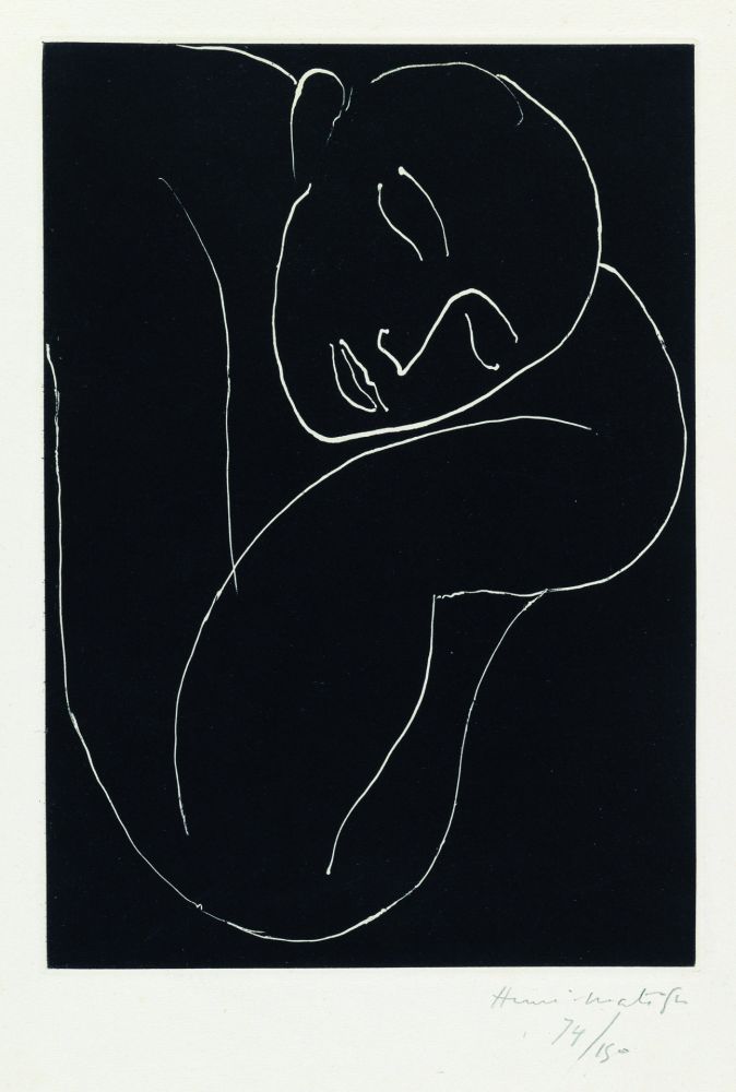 Акватинта Matisse - L'Homme endormie