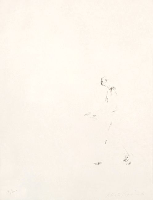 Литография Giacometti - L'Homme qui marche