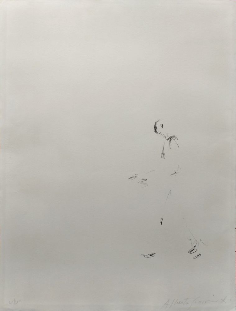 Литография Giacometti - L'HOMME QUI MARCHE