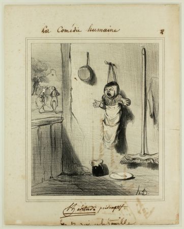 Литография Daumier - L'Héritier présomptif