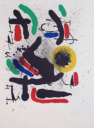 Литография Miró - Liberté des libertés