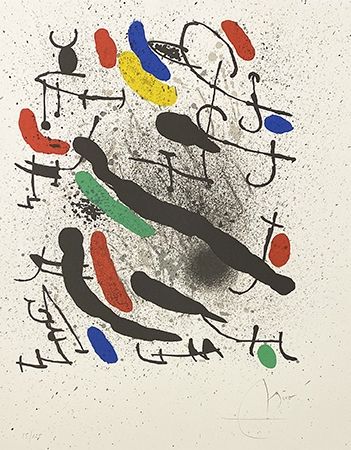 Литография Miró - Liberté des libertés