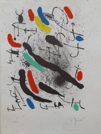Литография Miró - Liberté des libertés