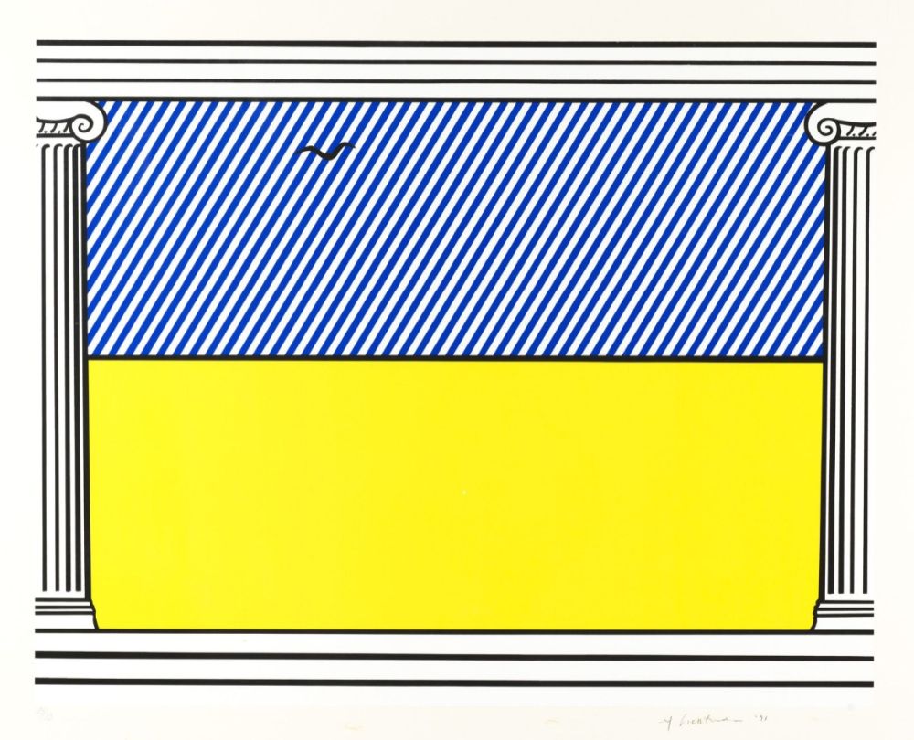 Сериграфия Lichtenstein - Liberté, from Mémoire de la Liberté (C. 259)