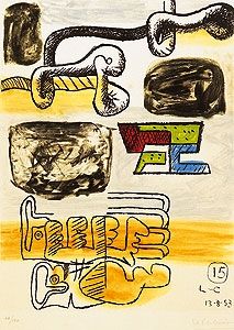 Офорт Le Corbusier - Libro UNITÉ