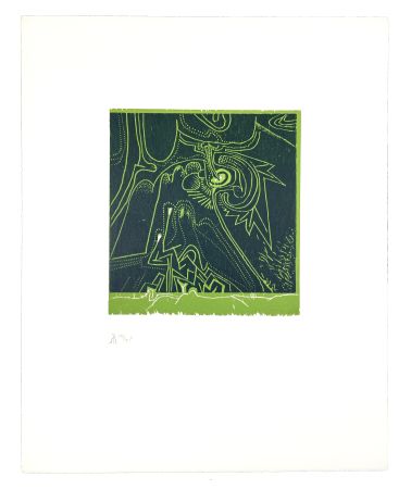Гравюра На Дереве Müller - LIGNES MALIGNES - JARDIN