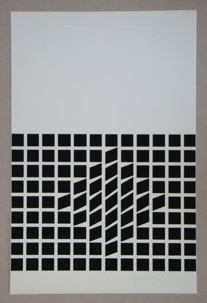 Сериграфия Vasarely - Likka-2 ( relief )