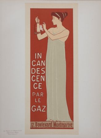 Литография Realier-Dumas - L'Incandescence par le Gaz, Les Maitres de L’Affiche