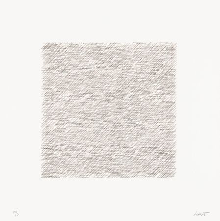Литография Lewitt - Lines of One Inch in Four Directions and All Combinations 03 (70122)