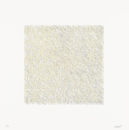 Литография Lewitt - Lines of One Inch in Four Directions and All Combinations 04 (70121)