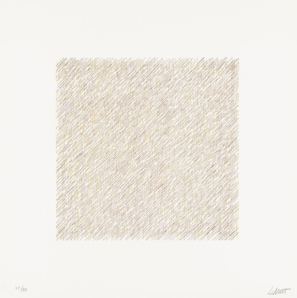 Литография Lewitt - Lines of One Inch in Four Directions and All Combinations 06 (70120)