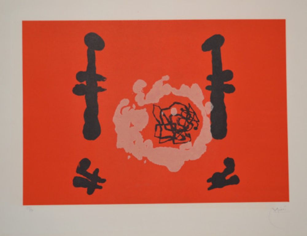 Акватинта Miró - L'Invention Du Feu - D284