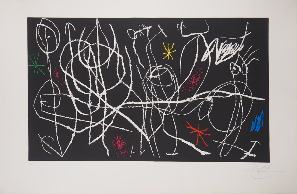 Гравюра Miró - L'invité du dimanche