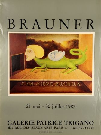 Гашение Brauner - Lion Libre et Lumineux 