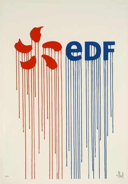 Сериграфия Zevs - Liquidated EDF