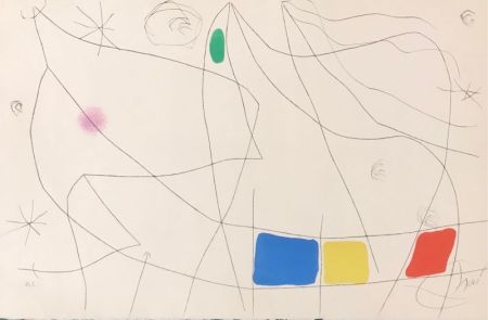 Акватинта Miró - L'issue dérobée 