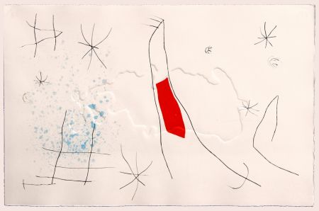 Гравюра Сухой Иглой Miró - L'issue dérobée