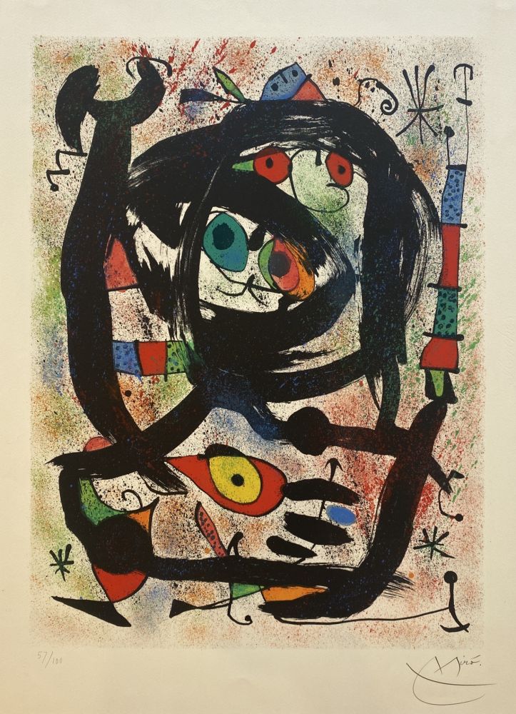 Литография Miró - Lithograph for the County Museum of Art, Los Angeles
