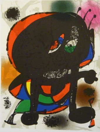 Литография Miró - Lithographie  III From Miro Lithograph III
