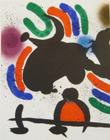 Литография Miró - Lithographie  IV  Miro Lithographe I