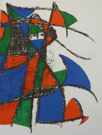 Литография Miró - Lithographie  IV  Miro Lithographe II