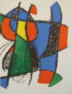 Литография Miró - Lithographie  Miro Lithographe II