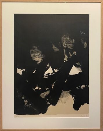 Литография Soulages - Lithographie n°13 