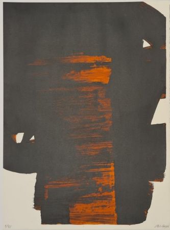 Литография Soulages - Lithographie n°26 