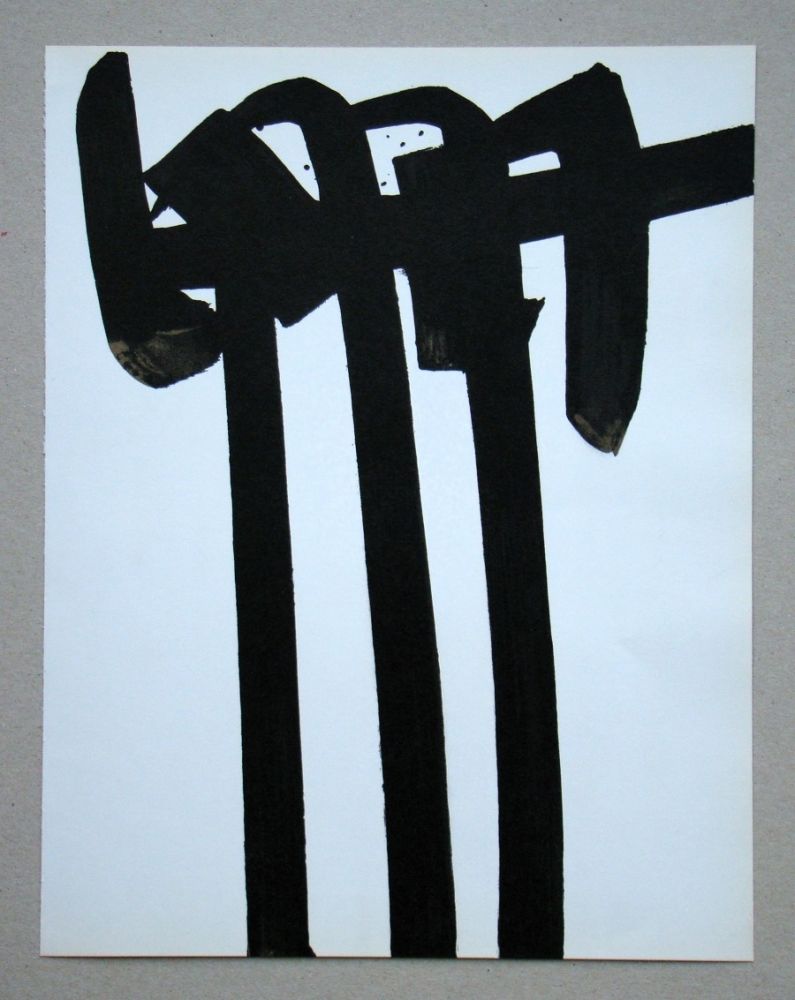 Литография Soulages - Lithographie  n°28
