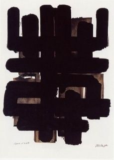 Литография Soulages - Lithographie n°3