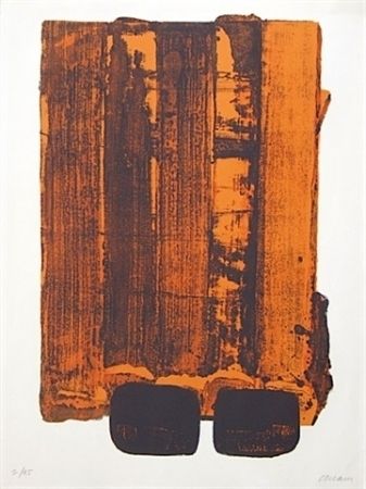 Литография Soulages - Lithographie n°34