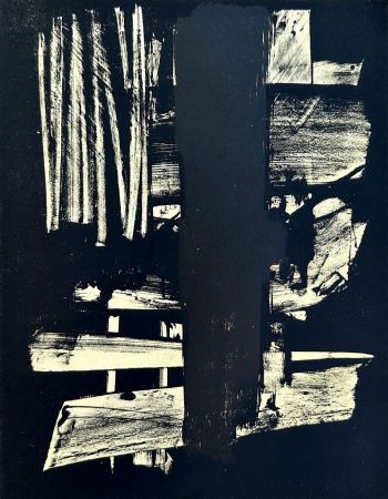 Литография Soulages - Lithographie n°9