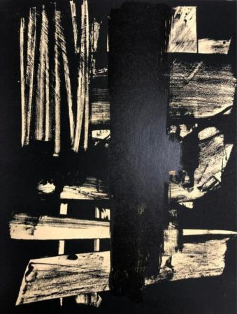 Литография Soulages - Lithographie n°9