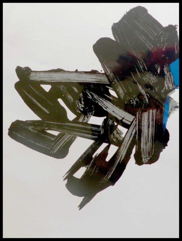 Литография Soulages - LITHOGRAPHIE N° 17