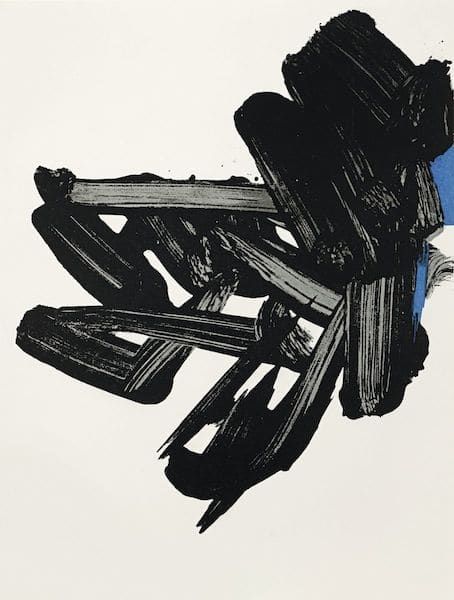 Литография Soulages - Lithographie n° 17