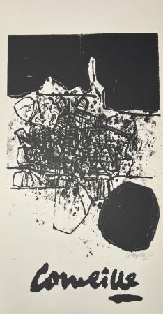 Нет Никаких Технических Corneille - Lithographie Paysage minéralogique 1960