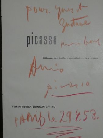 Иллюстрированная Книга Picasso - Lithographieën, aquatintes bronzen