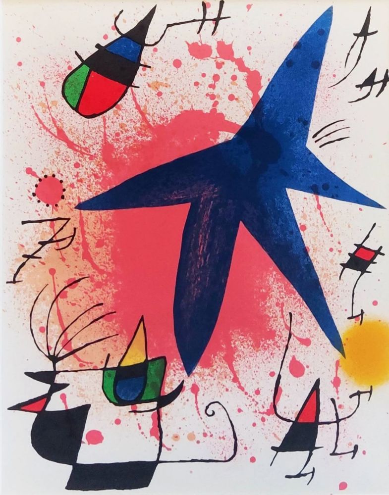 Литография Miró - Litografía original I